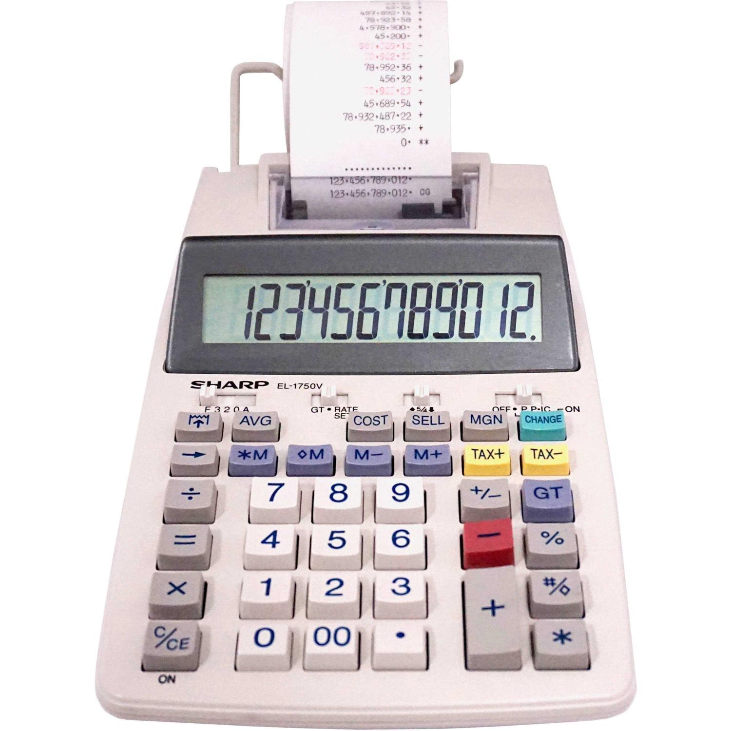 Sharp 12 Digit Printing Calculator