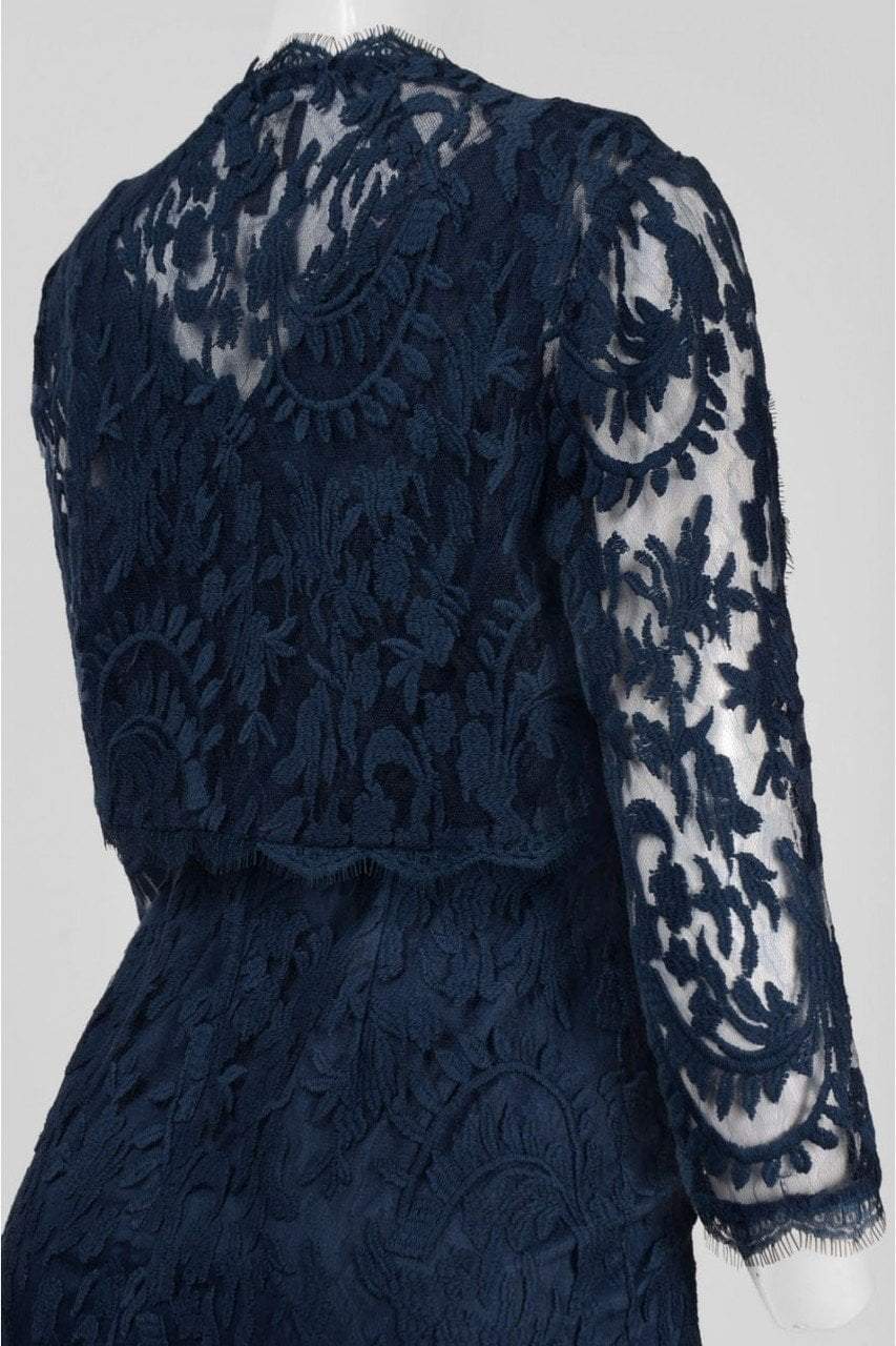 Embellished V-Neck Sheath Dress 15253710