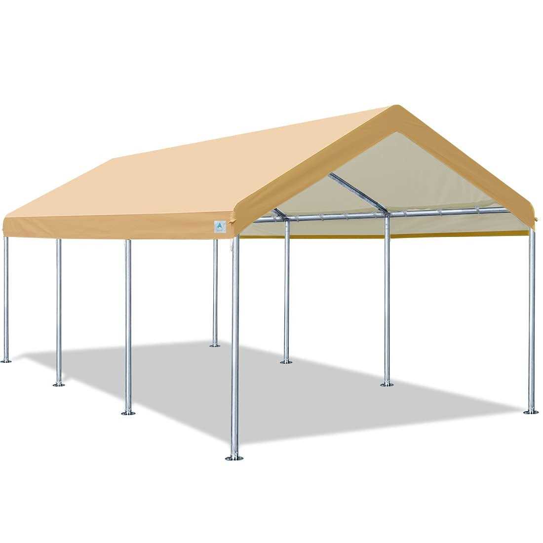 Advance Outdoor 10′ x 20′ Heavy Duty Carport Car Canopy Garage Boat Shelter Party Tent