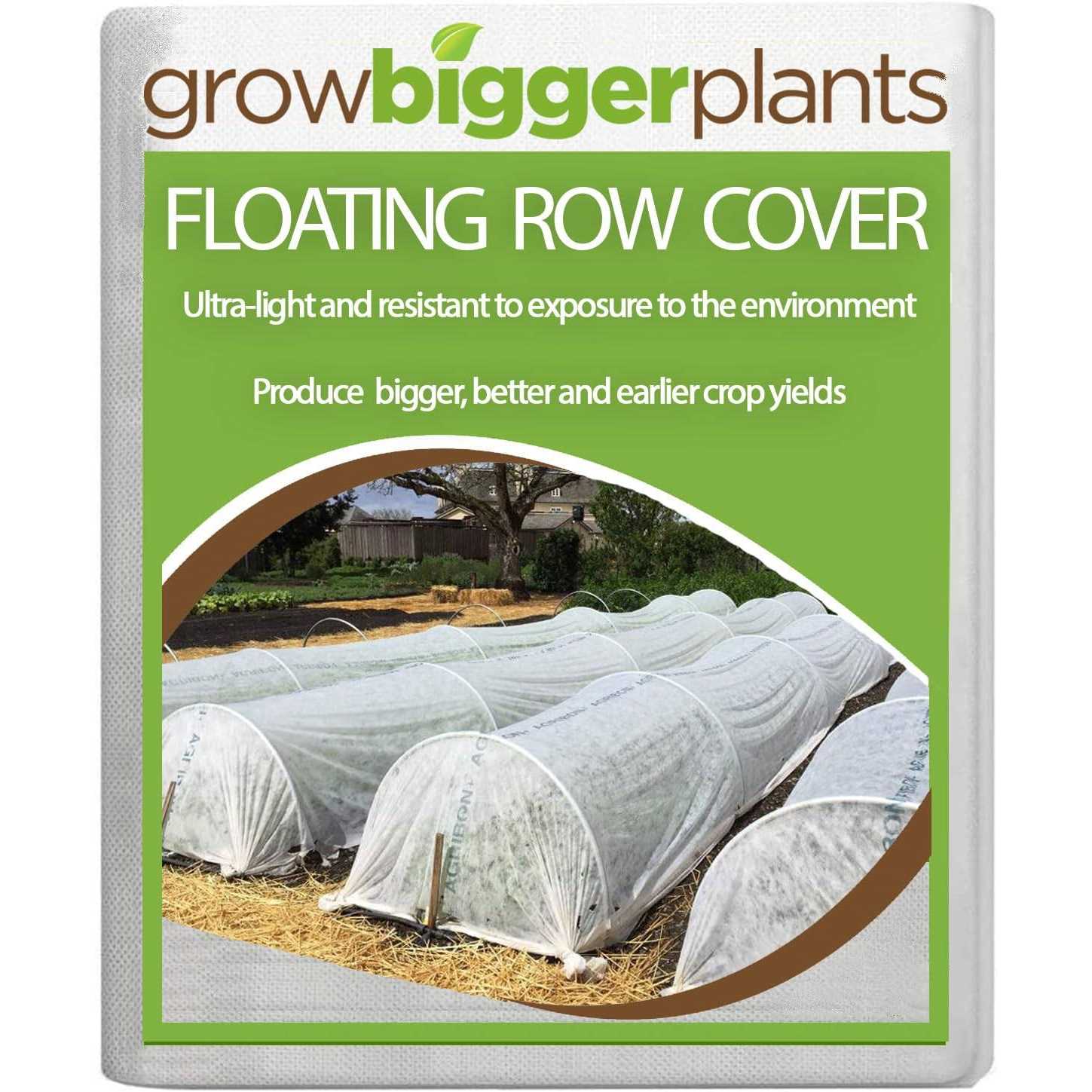 25′ / 50′ / 100′ Agribon Ag-19 Floating Row Crop Cover / Frost Blanket / Garden Fabric Plant Cover