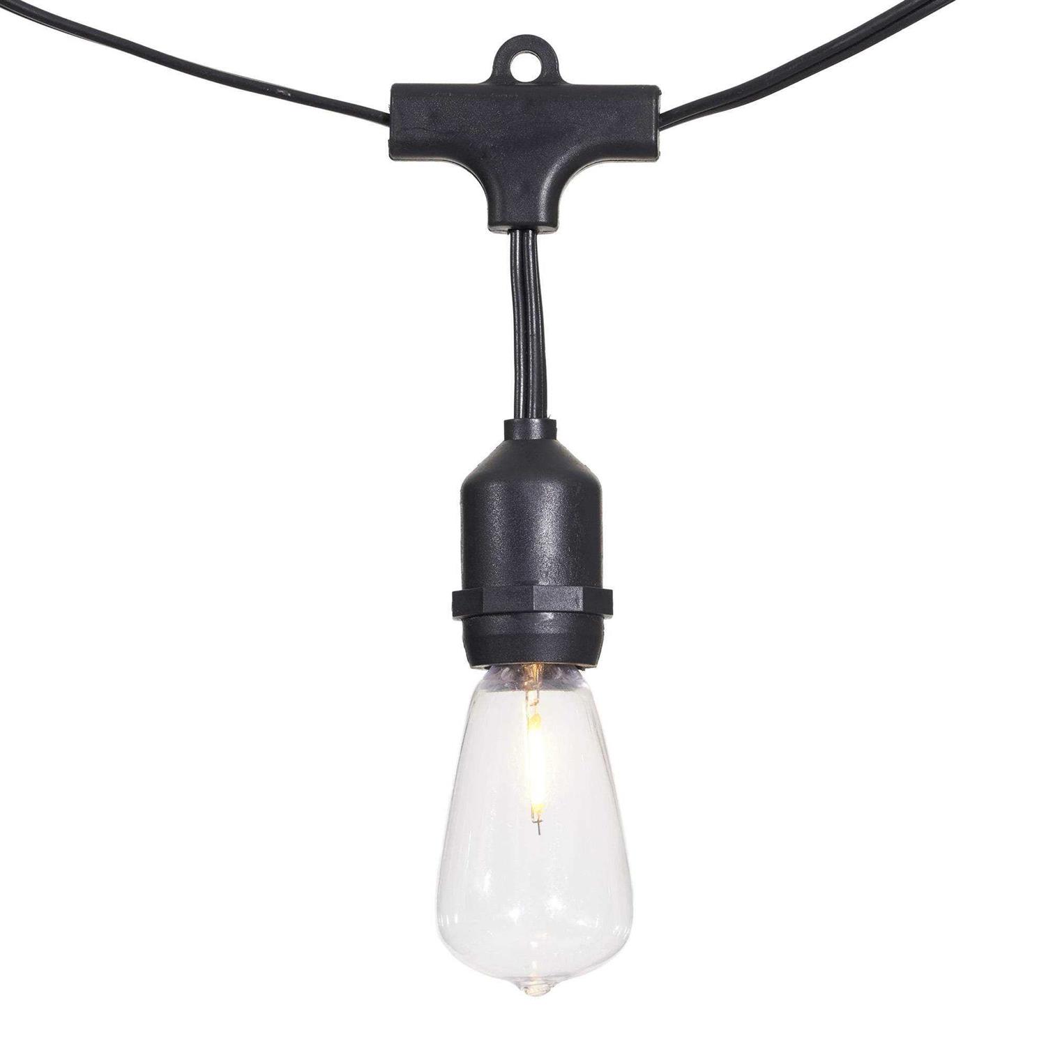 Better Homes & Gardens 15-Count Shatterproof Edison Bulb Outdoor String Lights