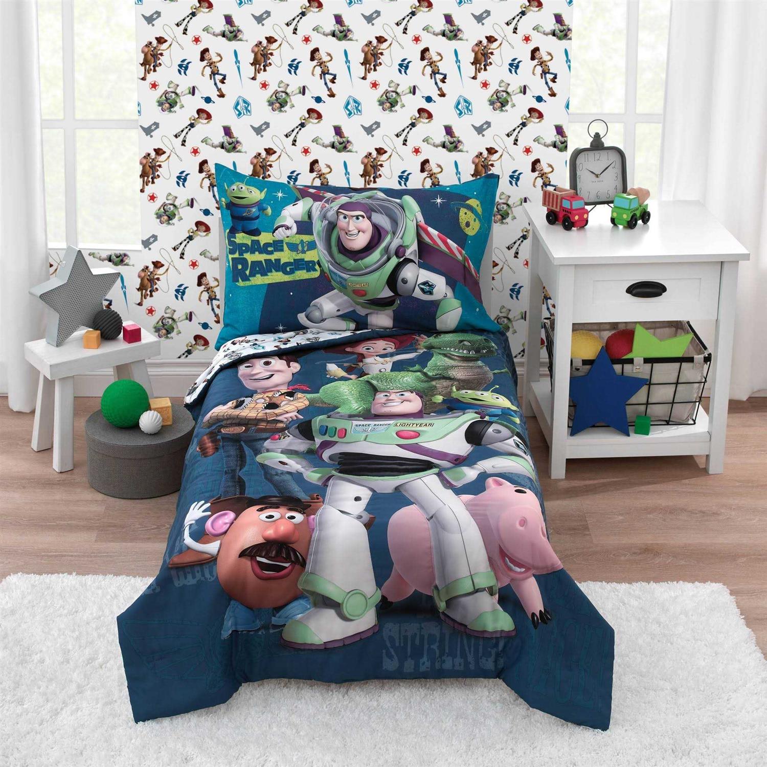 4pc Toy Story ‘You’ve Got A Friend In Me’ Toddler Bed Set