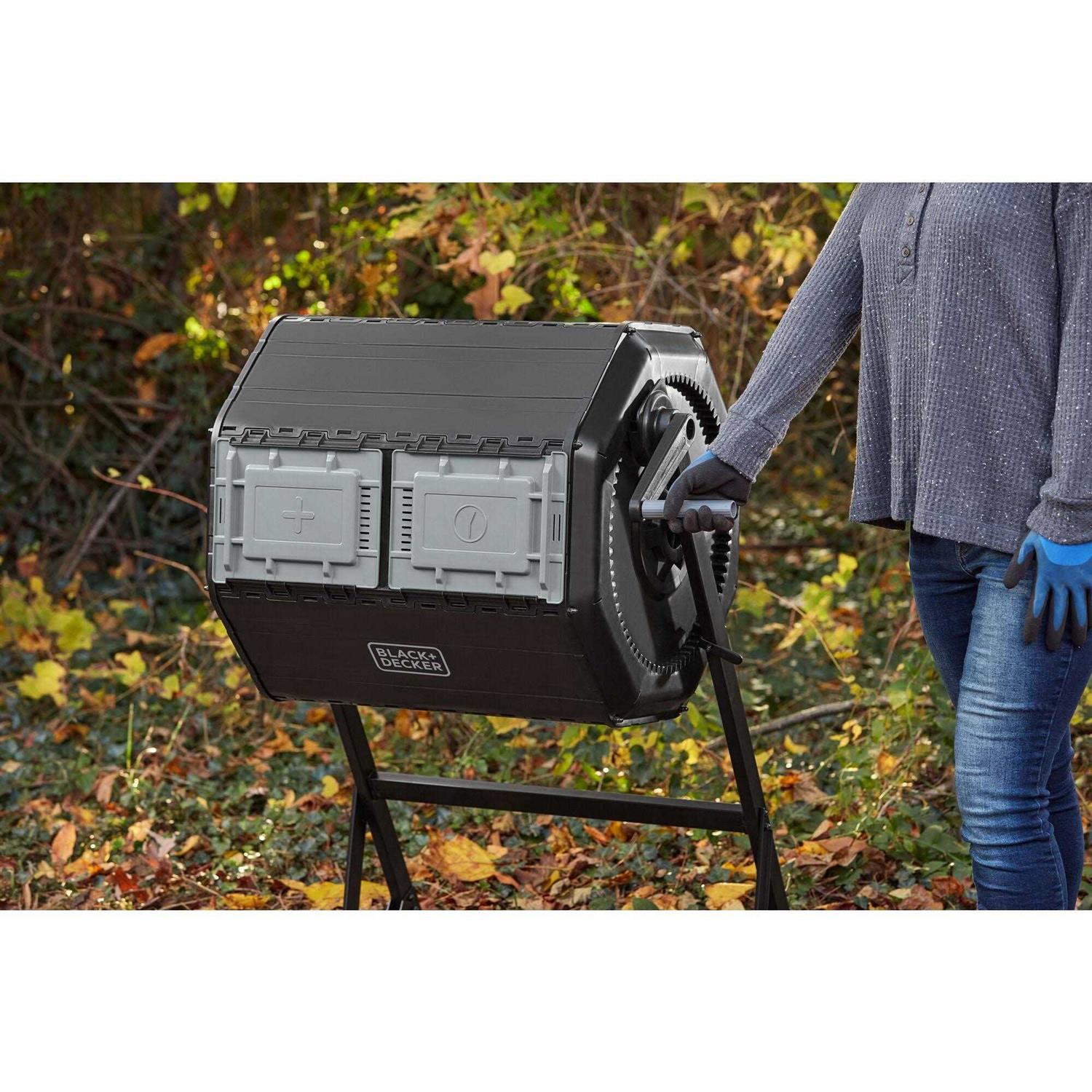 BLACK+DECKER Tumbling Composter