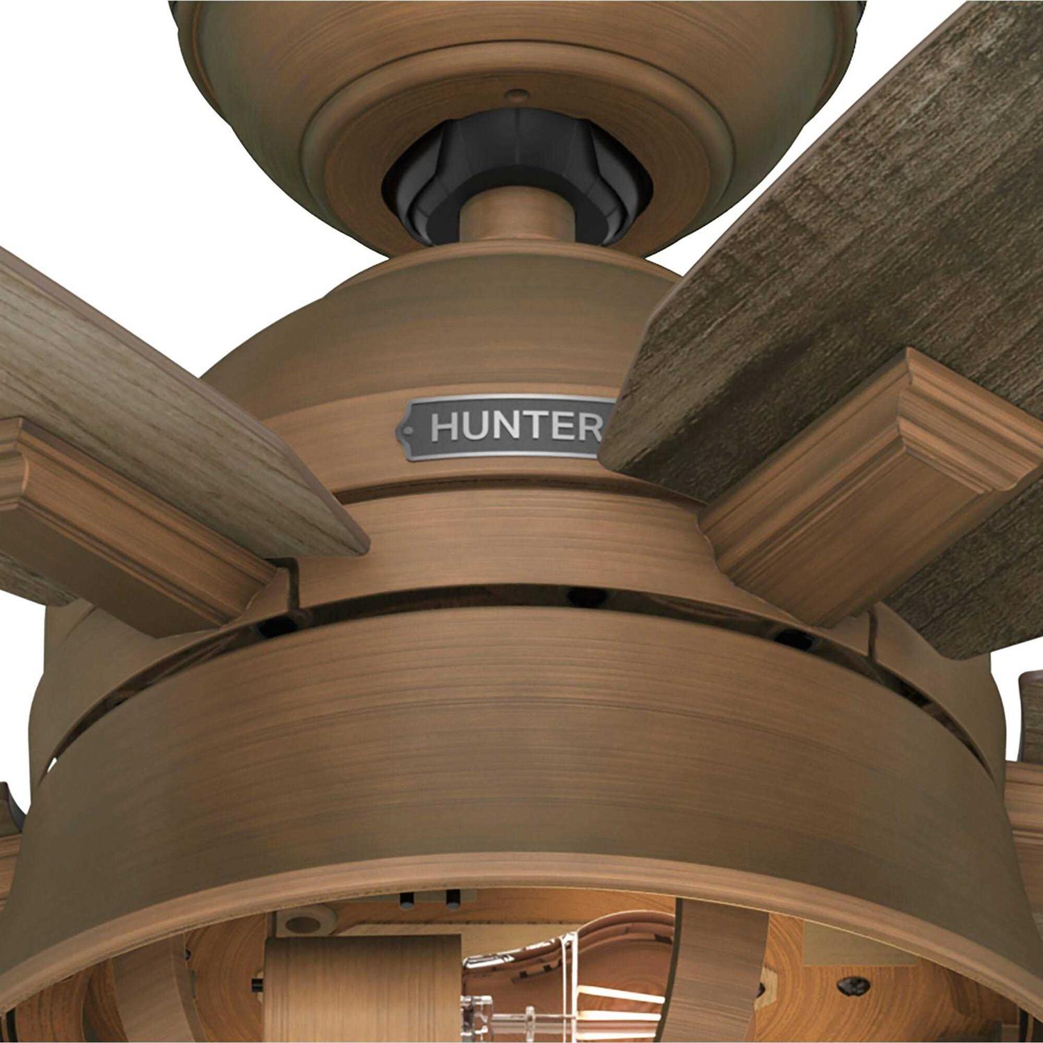 52 Hunter Hampshire Ceiling Fan with LED Light Kit