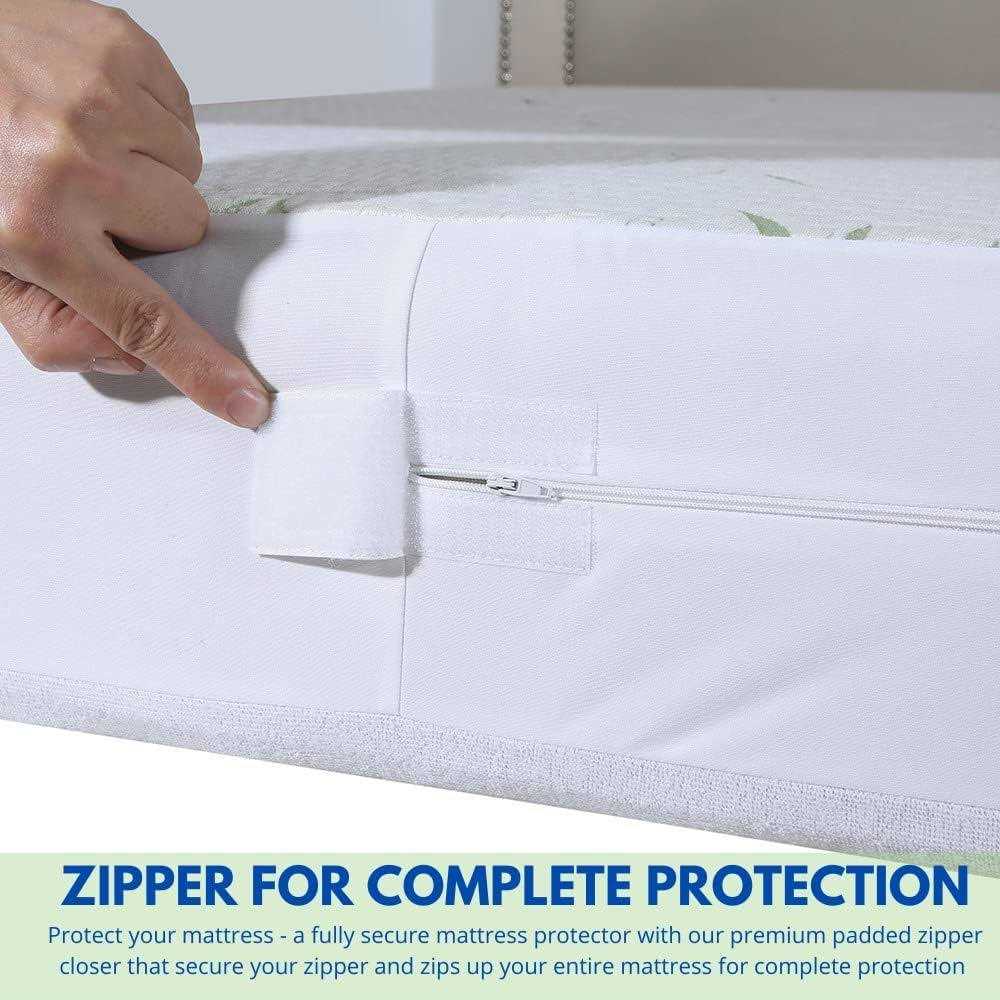 Bamboo Mattress Protector with Zipper