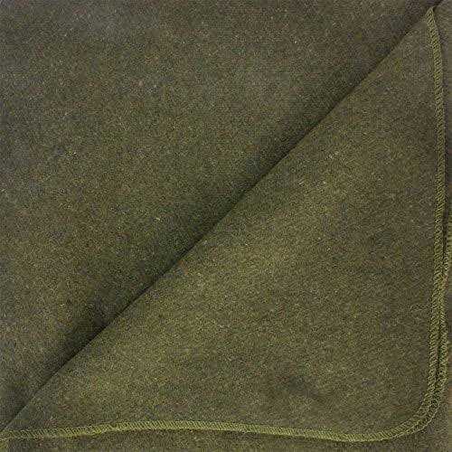 Ever Ready First Aid Olive Drab Green Warm Wool Fire Retardant Blanket