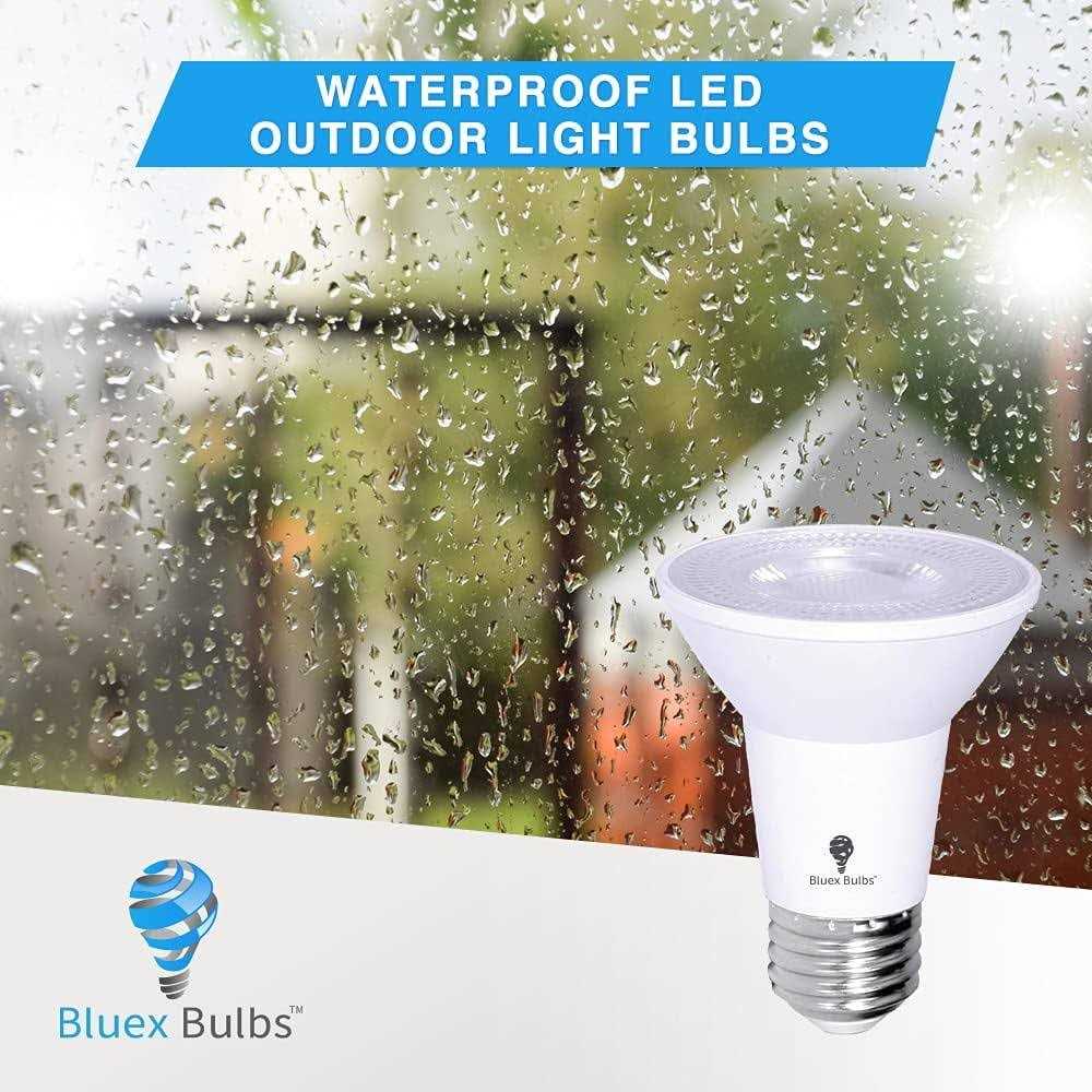 Bluex Bulbs 4 Pack Bluex LED Par20 Flood Light Bulb 8W