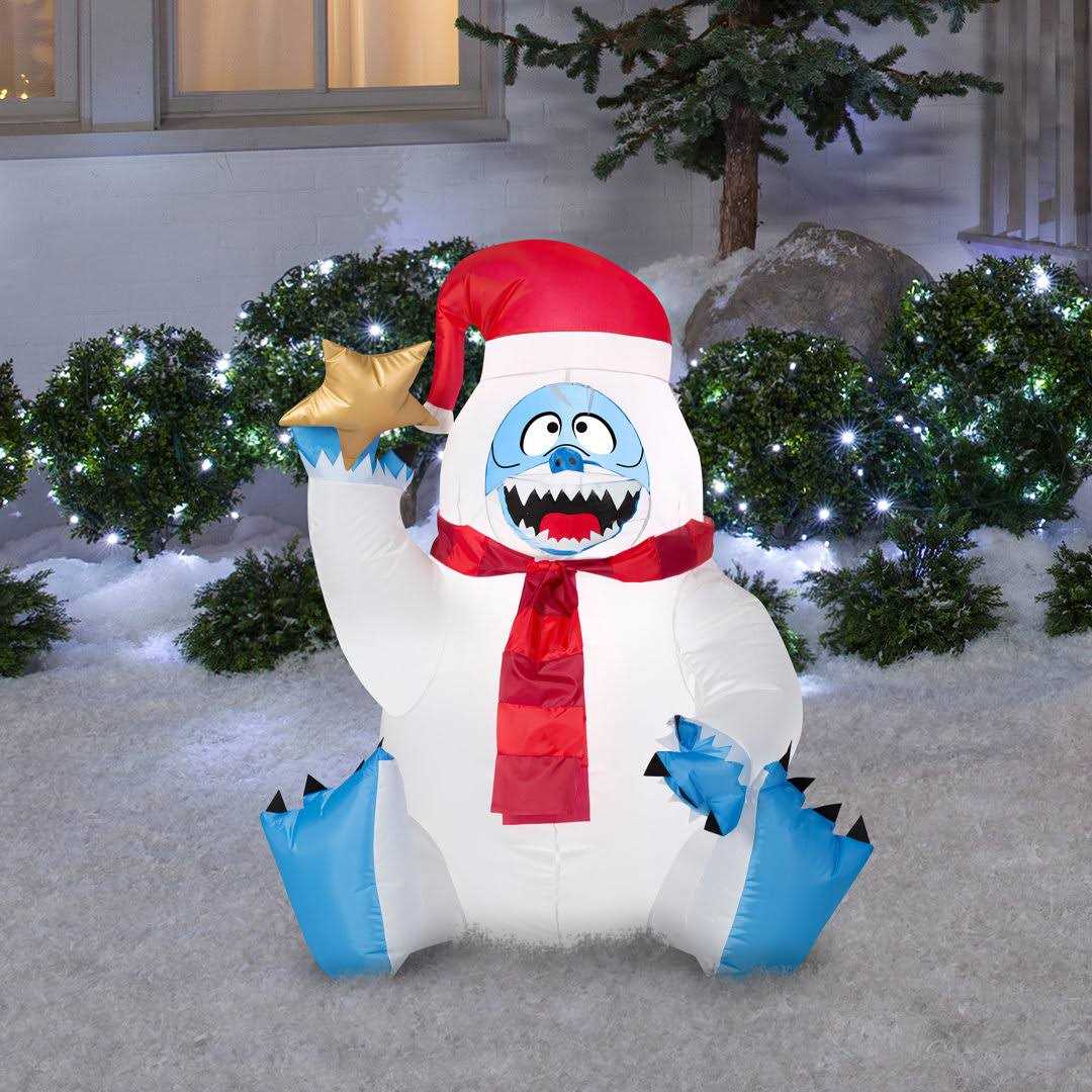 Airblown Grinch Red White Candy