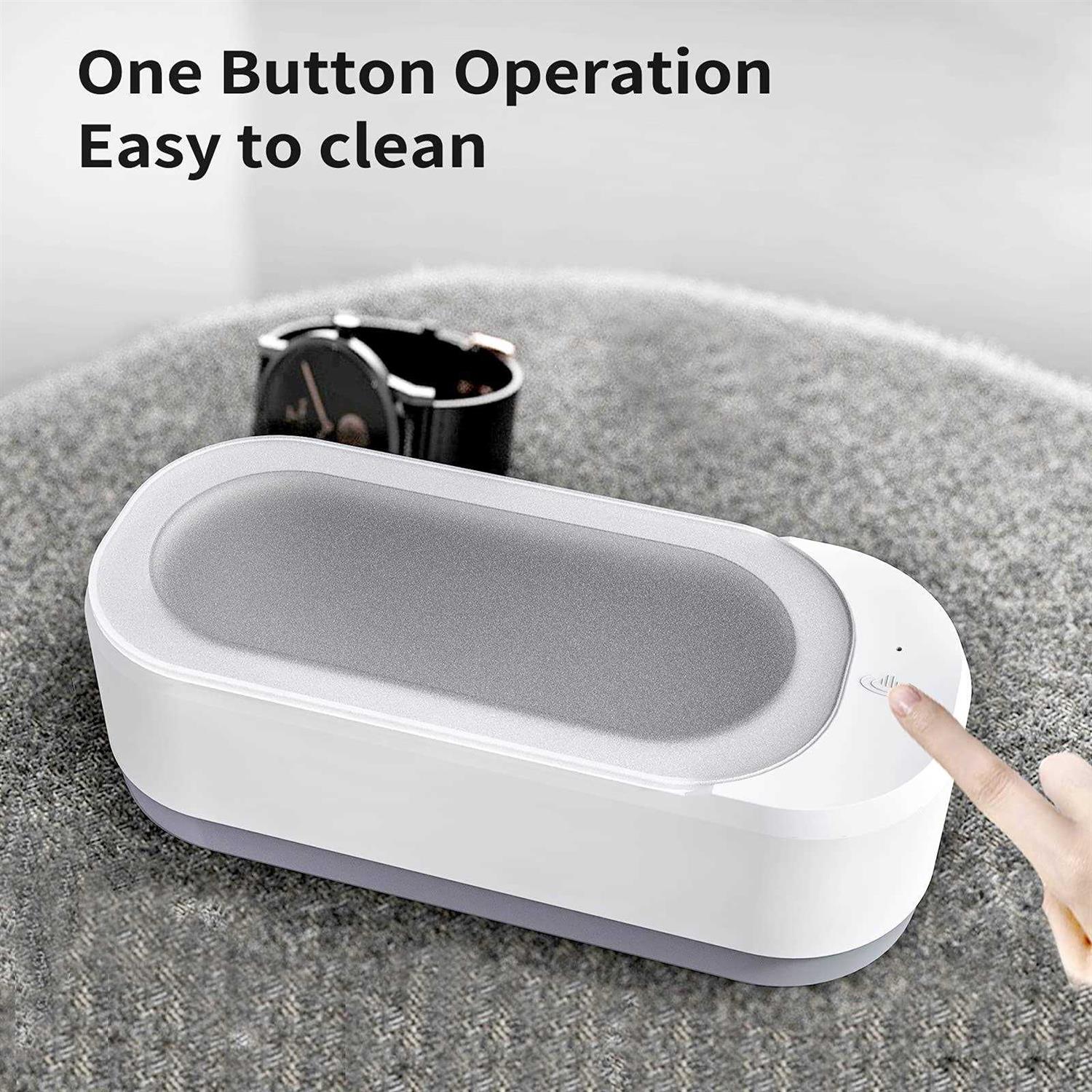 2022 Ultrasonic Jewelry Cleaner Jewelry Cleaner with 46khz 12oz350ml