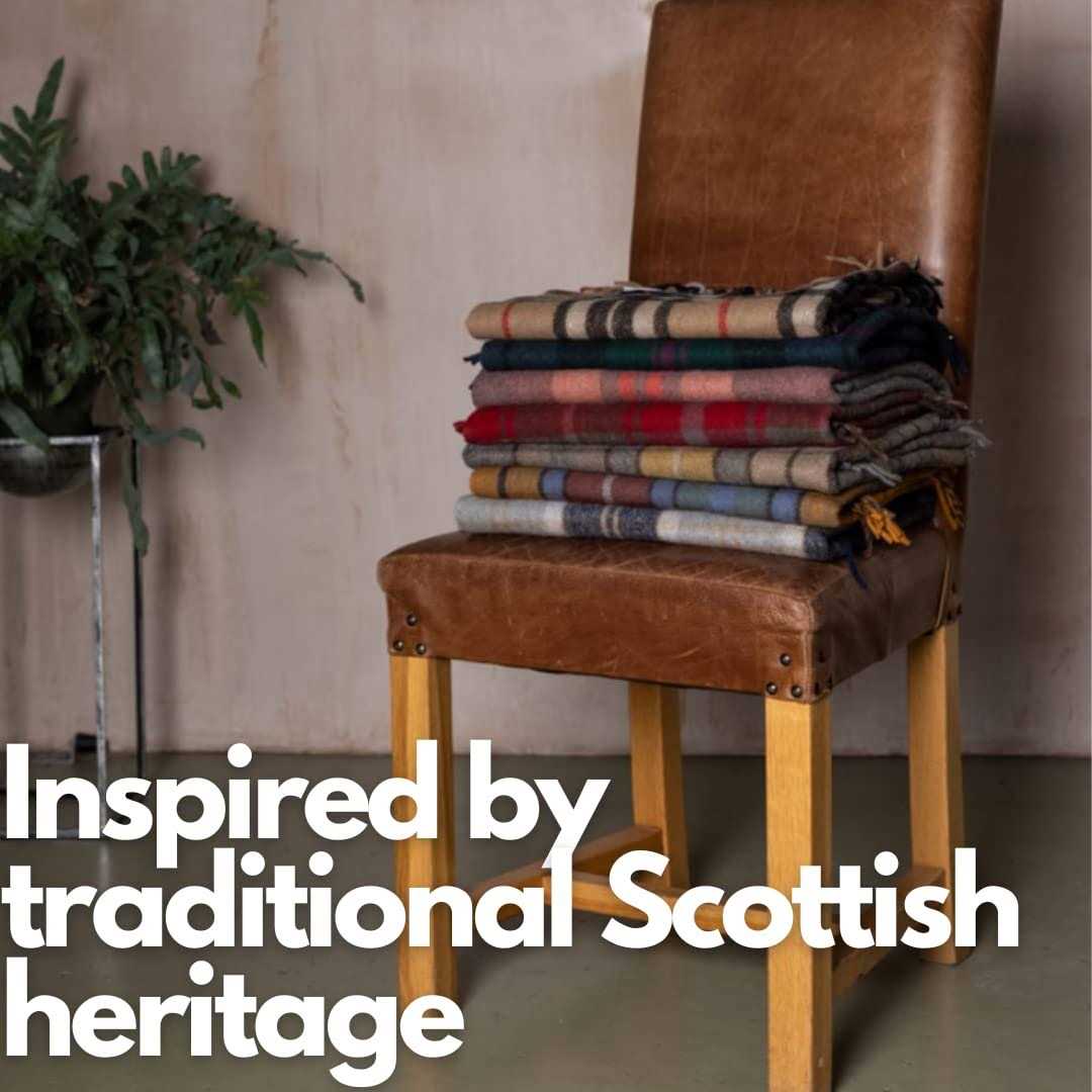 The Scotland Kilt Company – New BNWT Scottish Throw Large Wool Tartan Rug