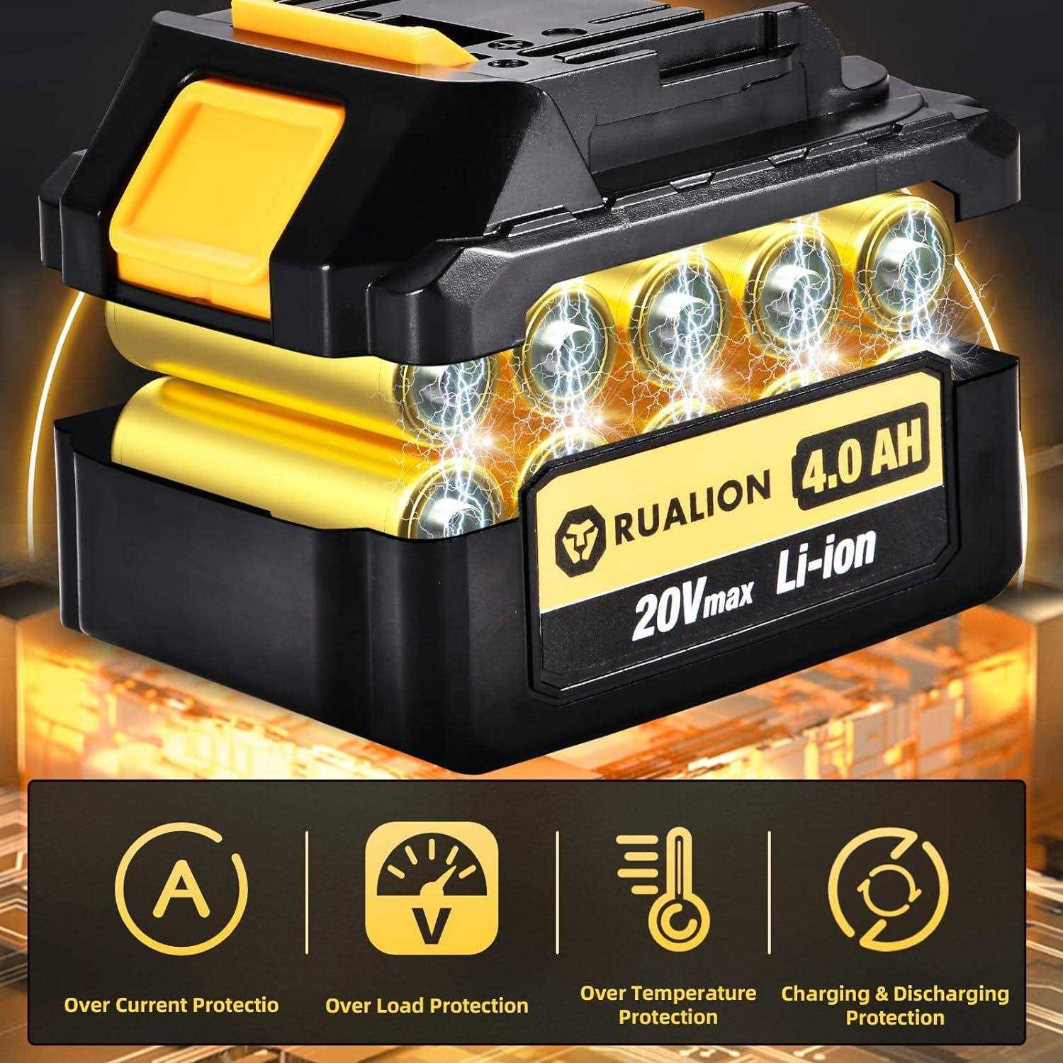 Cordless Leaf Blower Rualion Electric Leaf Blower Mini Handheld Leaf Blower