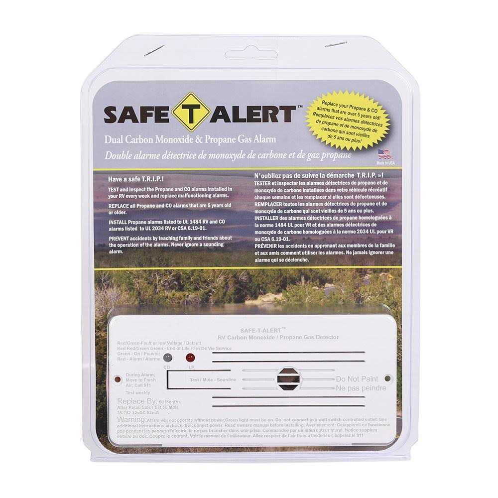 MTI Industries 70-742-R-WT-KIT Carbon Monoxide Propane Alarm White