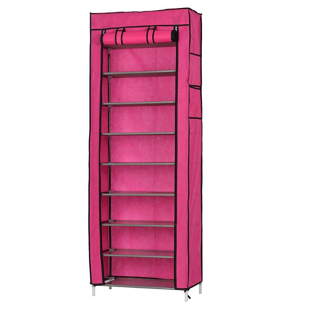 30 Pair Shoe Storage Cabinet Rebrilliant Finish