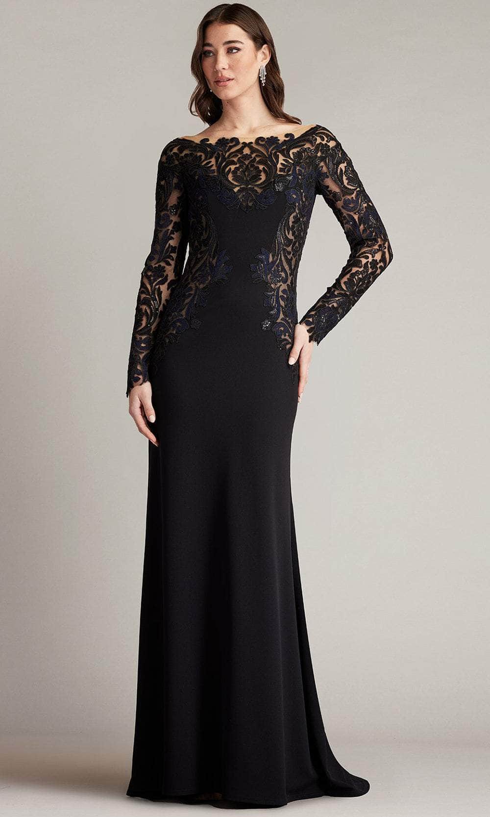 Long Sleeve Embroidered Gown