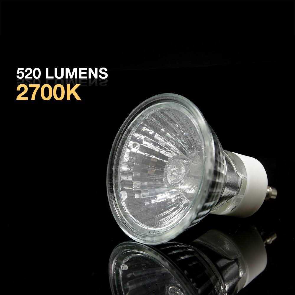 50w Gu10 Halogen Compact Size Light Bulb 50 Watts 120v