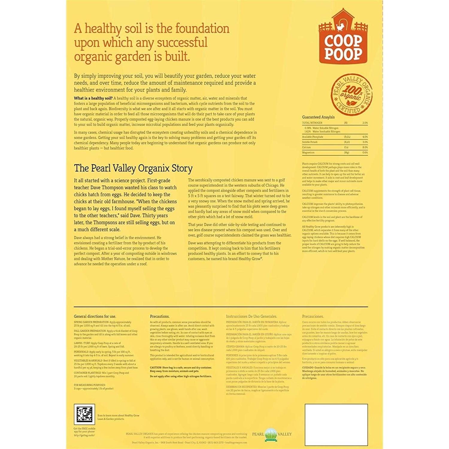 Coop Poop Organic Plant Food 25 lb