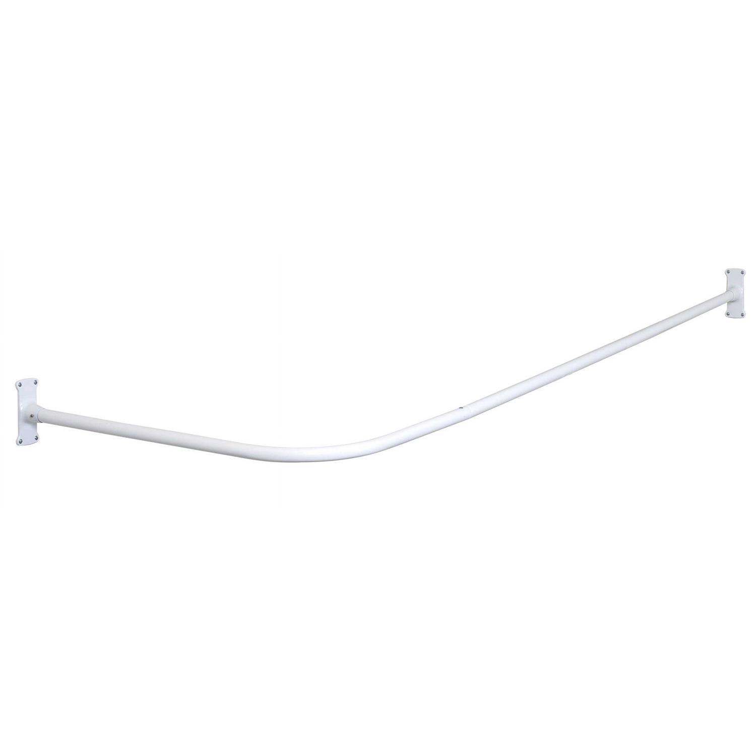 Zenna Home Shower Curtain Rod 66 in. L