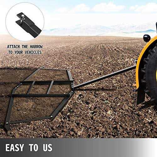 VEVOR Driveway Drag Width Tow Behind Drag Harrow Length