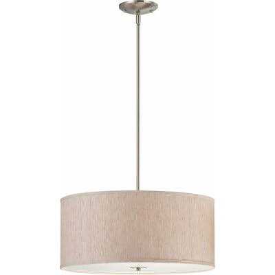 9 H Drum Pendant Shade Volume Lighting