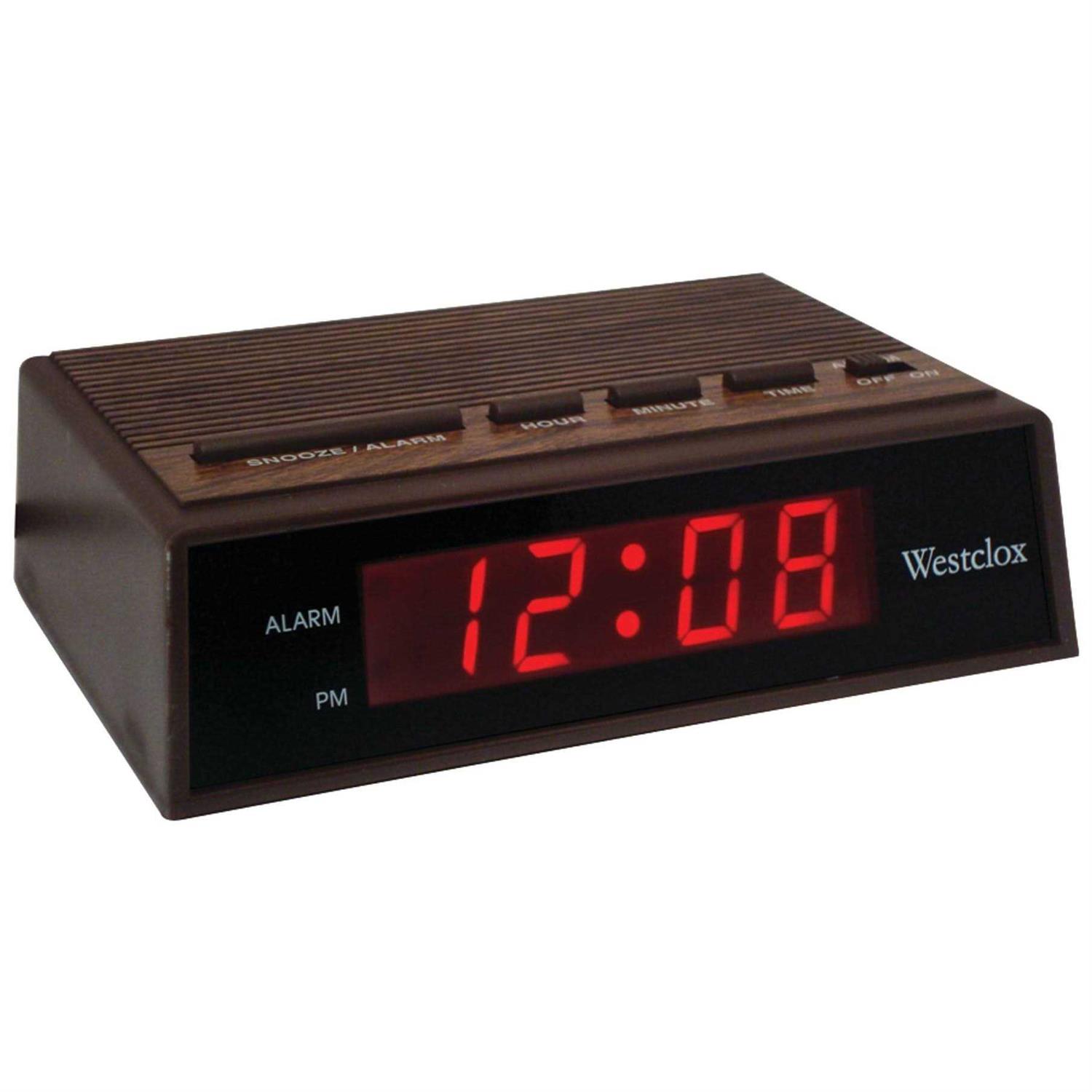 Westclox 22690 Alarm Clock LED Display