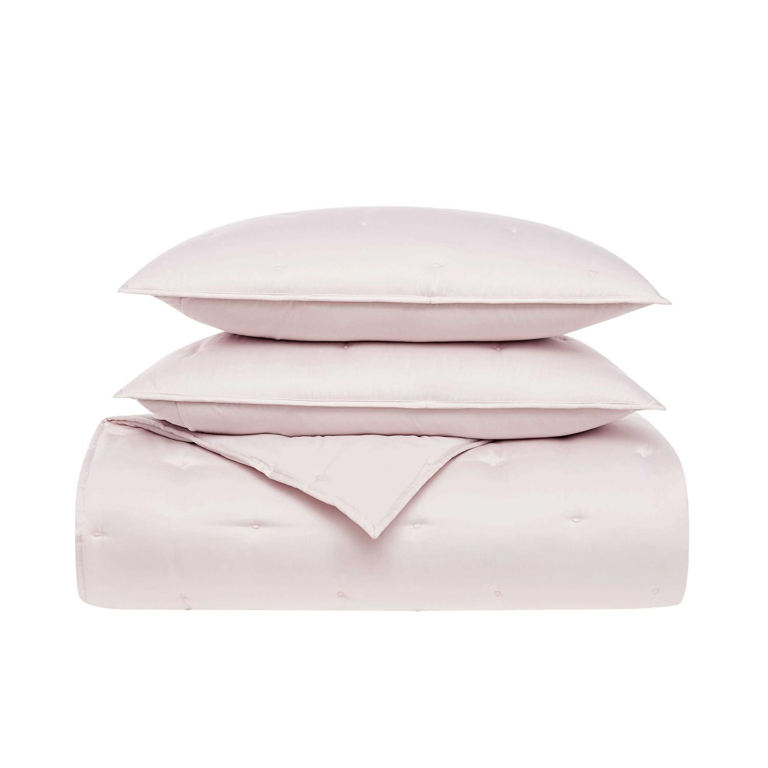 Badgley Mischka Home Tufted Matte Satin Quilt Set