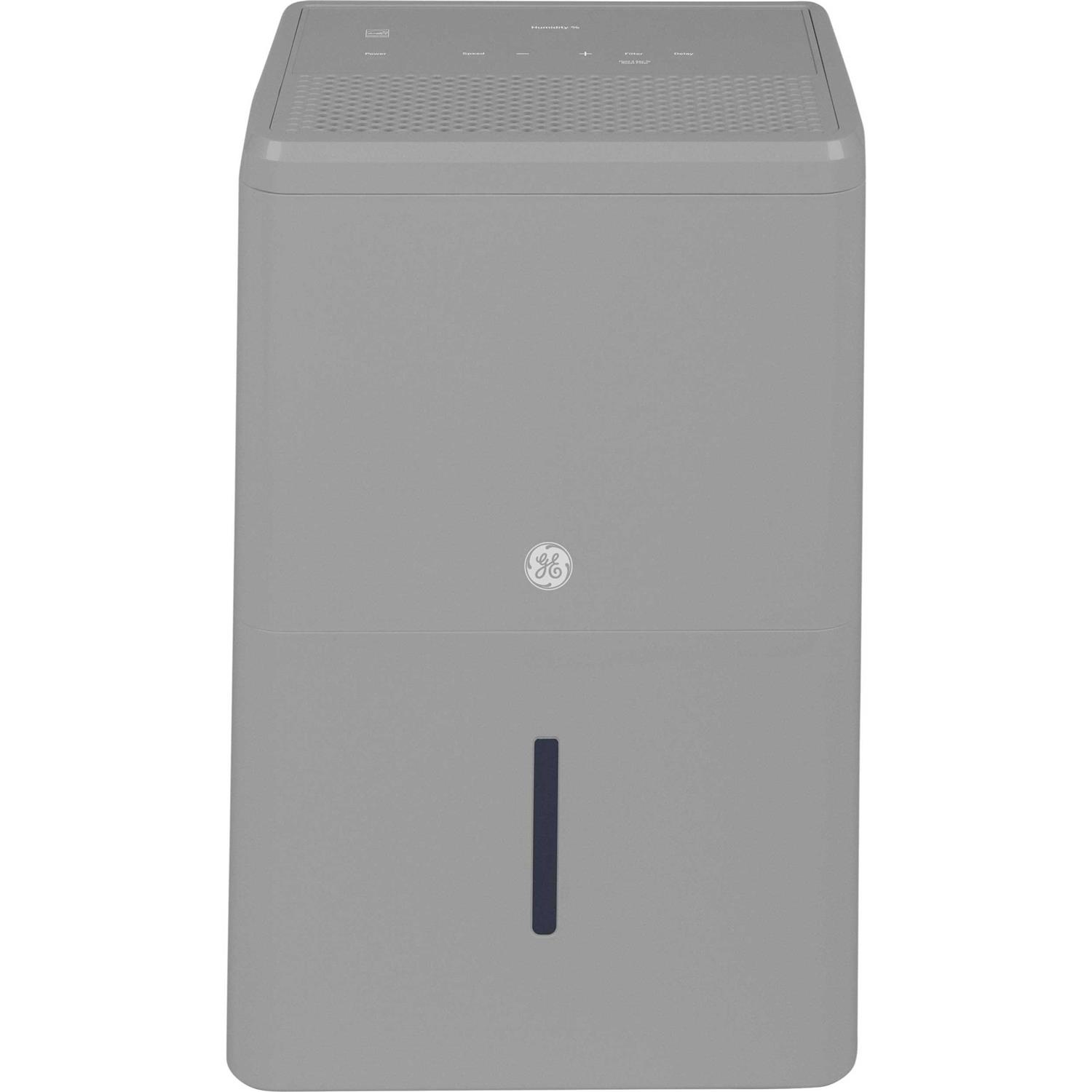 GE 50 Pint Energy Star Portable Dehumidifier with Smart Dry for Wet Spaces