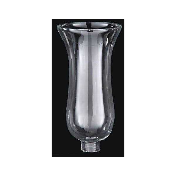 B&P Lamp 1 5/8 inch X Clear Hurricane Shade