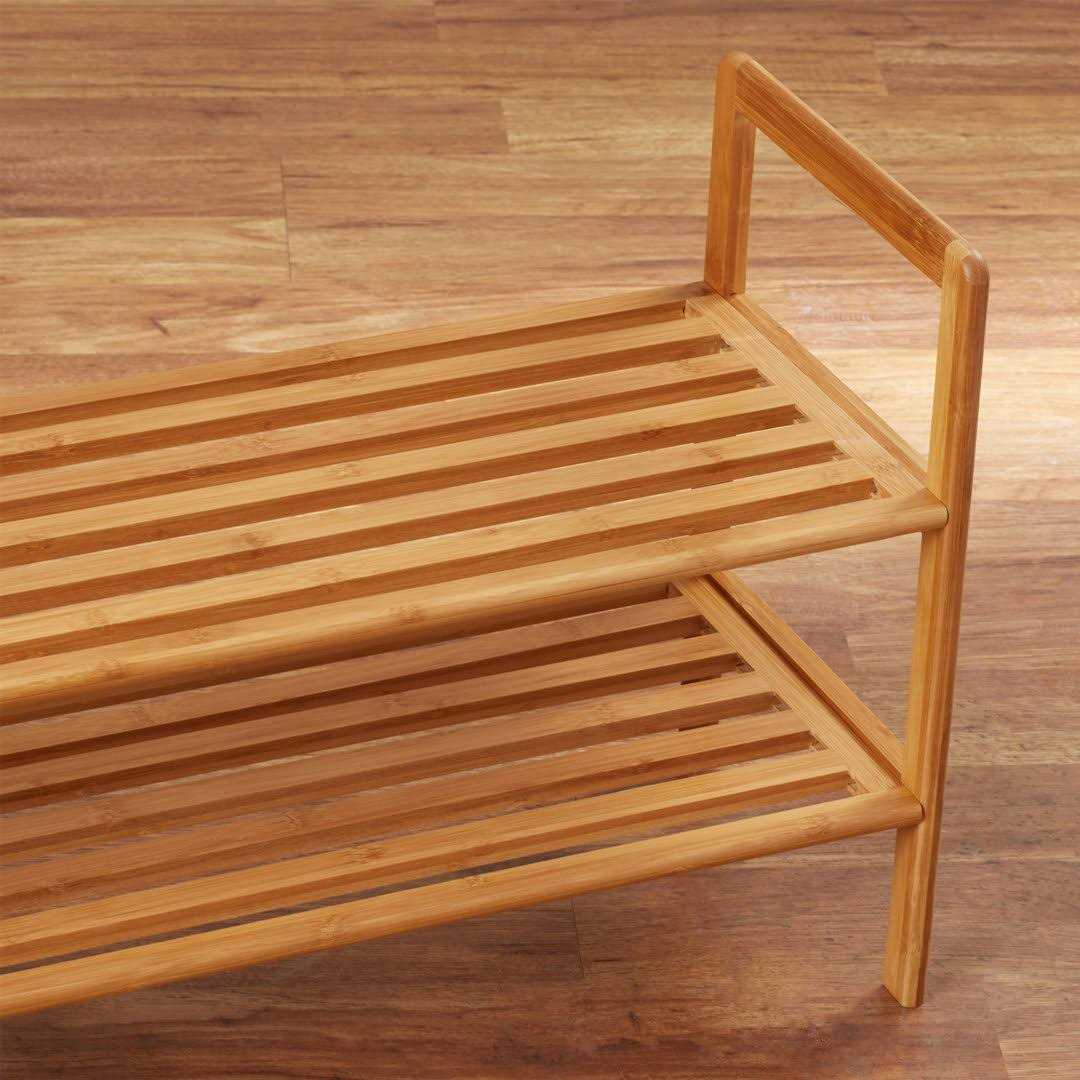 2 Tier 8 Pair Shoe Rack Rebrilliant