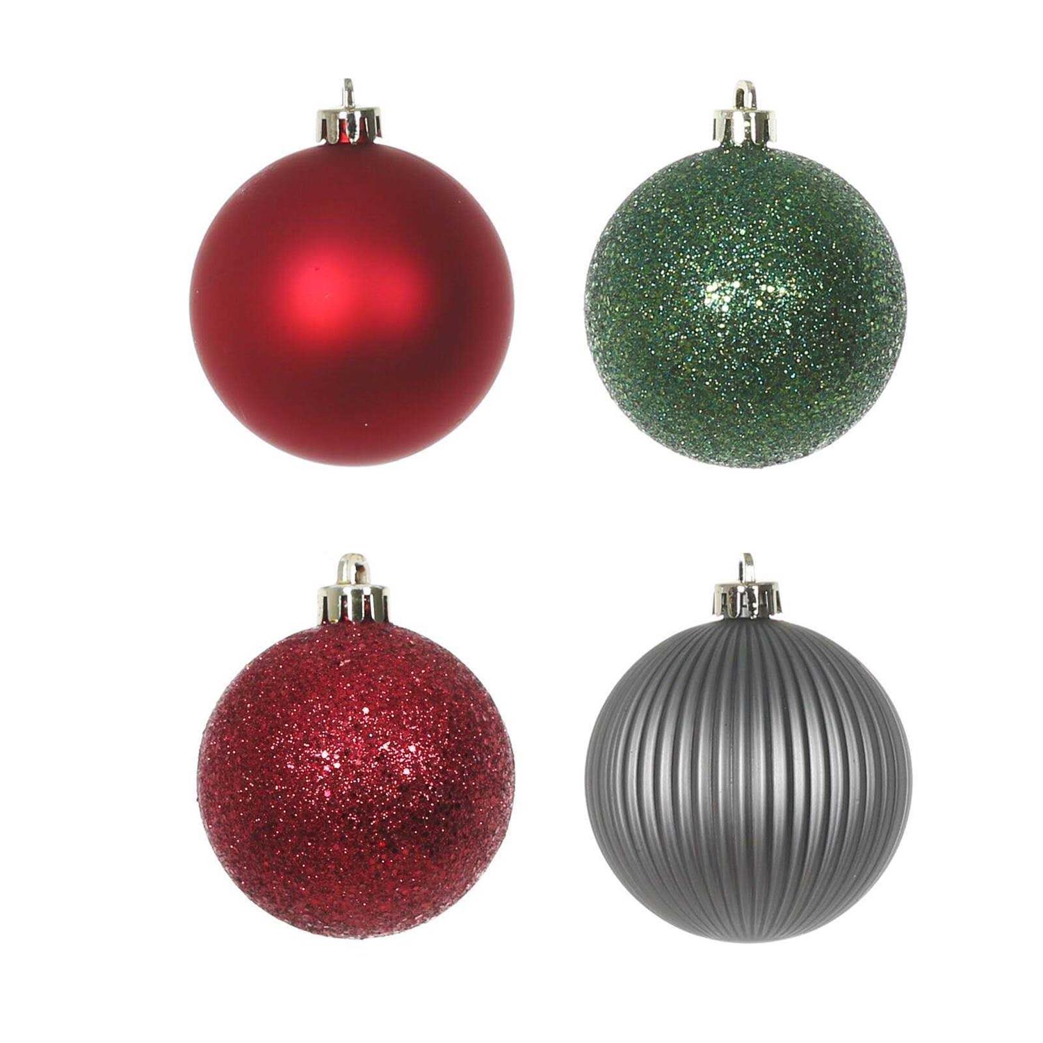 Assorted Farmhouse Ball Ornament Set by Ashland