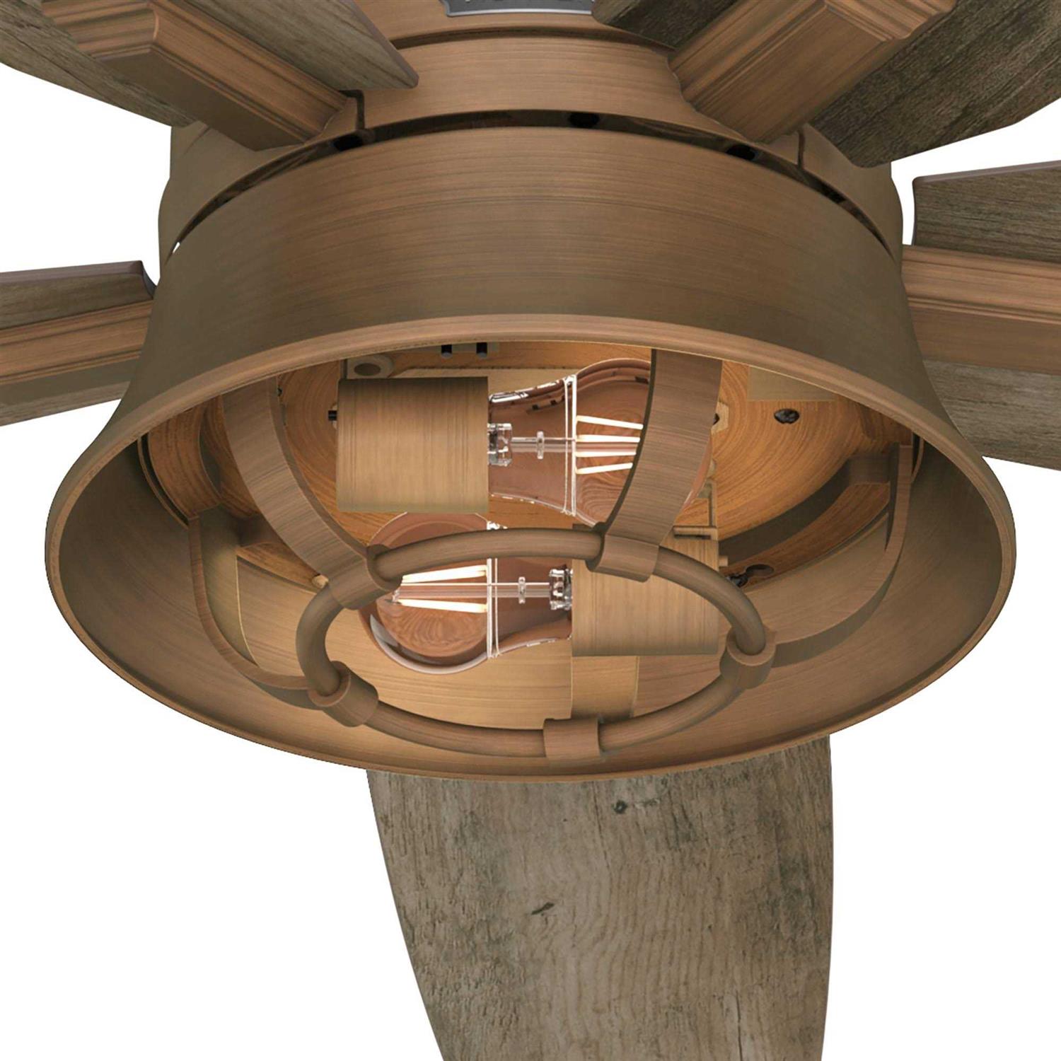 52 Hunter Hampshire Ceiling Fan with LED Light Kit