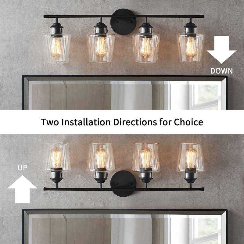 4 Light Dimmable Vanity Light KAWOTI