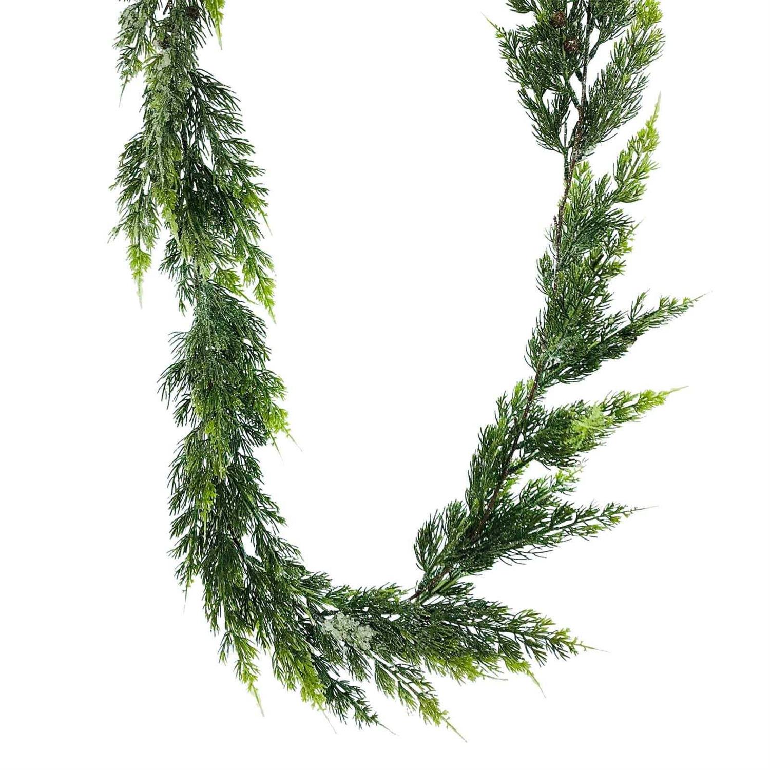 6ft Shimmery Juniper Garland by Ashland