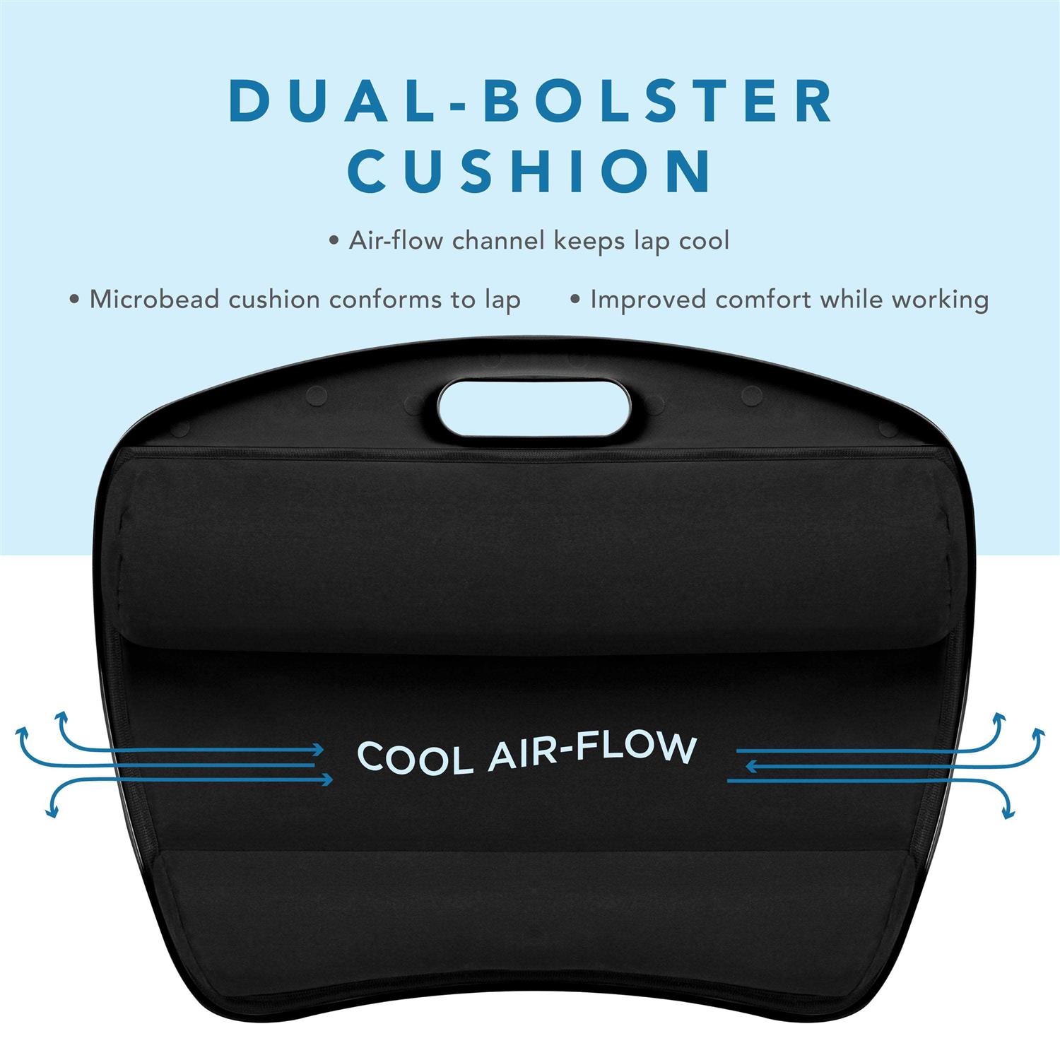 Lapgear Lap Desk, Device Ledge and Pillow