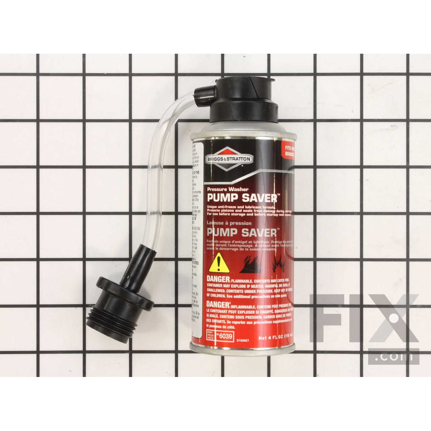 Briggs & Stratton 6039 Pressure Washer Pump Saver