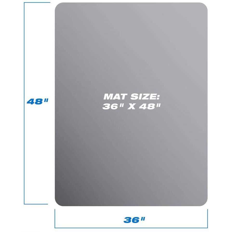 Kuyal Clear Chair mat 48 inches Transparent Floor Mats Wood/Tile Protection mat for Office & Home