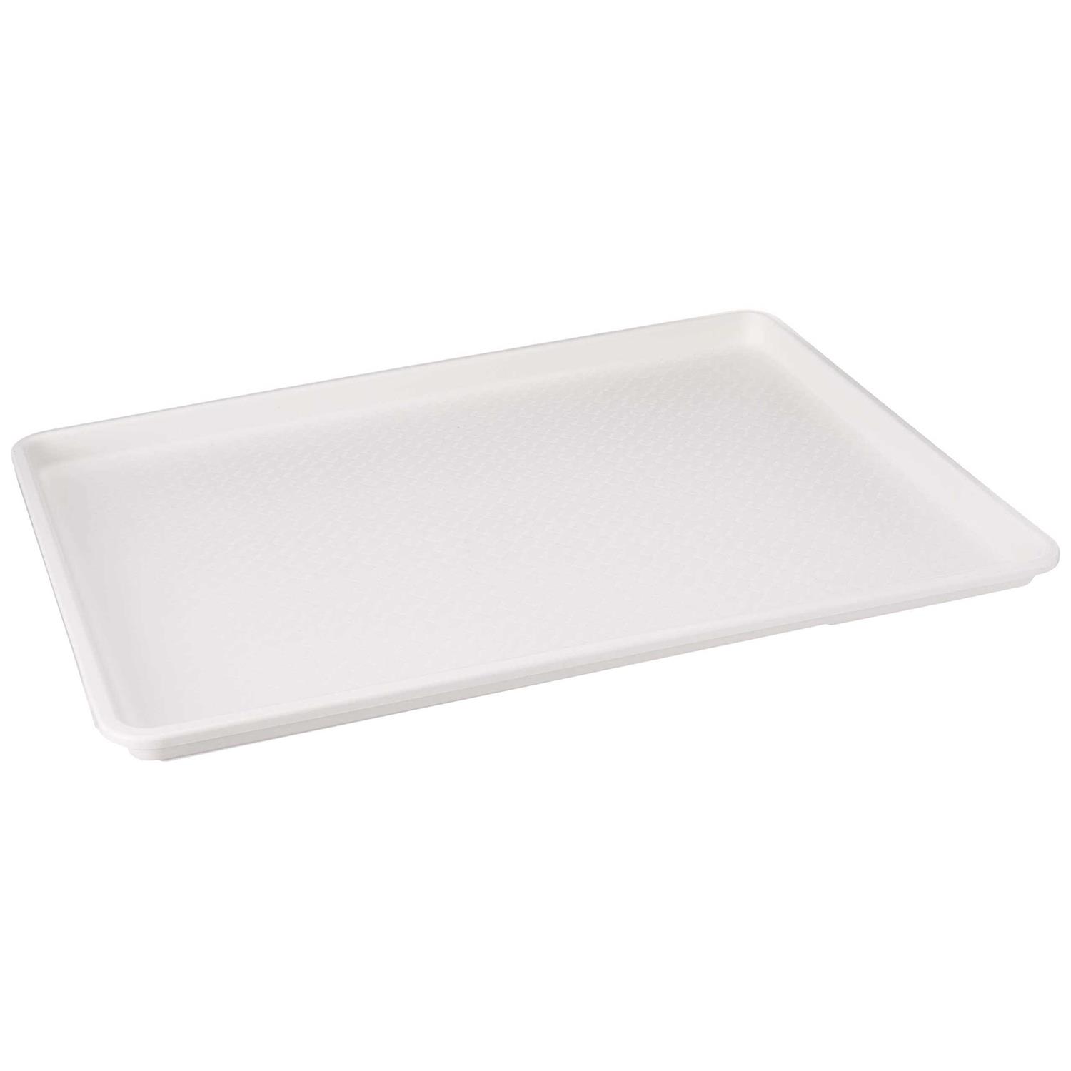 Winco Plastic Tray White FFT-1826