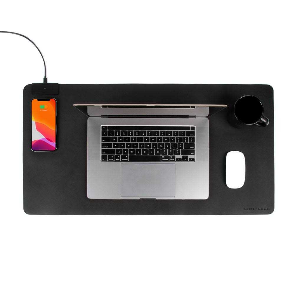 Limitless DeskPad Pro 10W Wireless Surface Mat with Cable