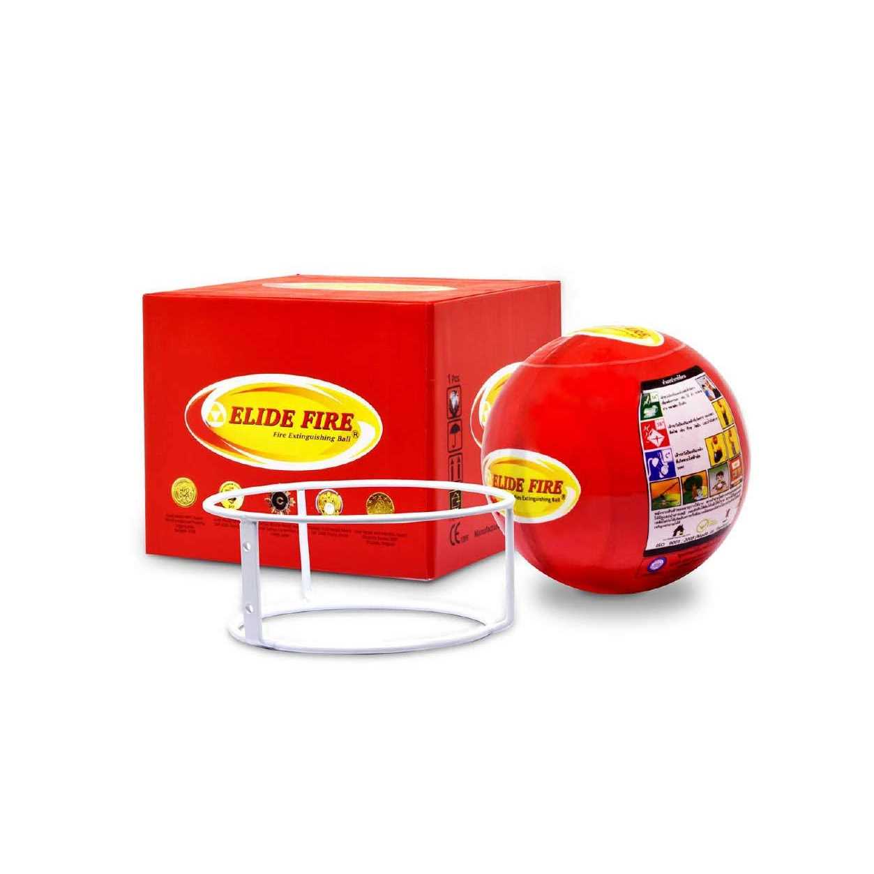 4 Elide Fire Ball Fire Extinguisher Industrial Box Package with Non-Closeable Mounting Bracket by Elide Fire Usa