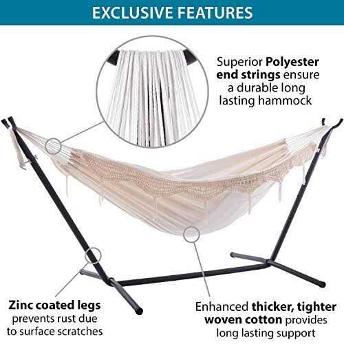 Vivere Double Hammock Stand