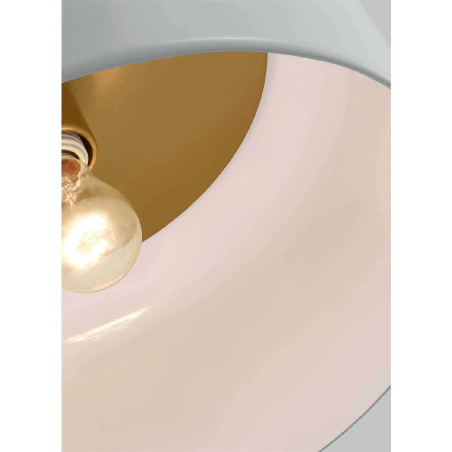 Visual Comfort Studio Malone One Light Flush Mount