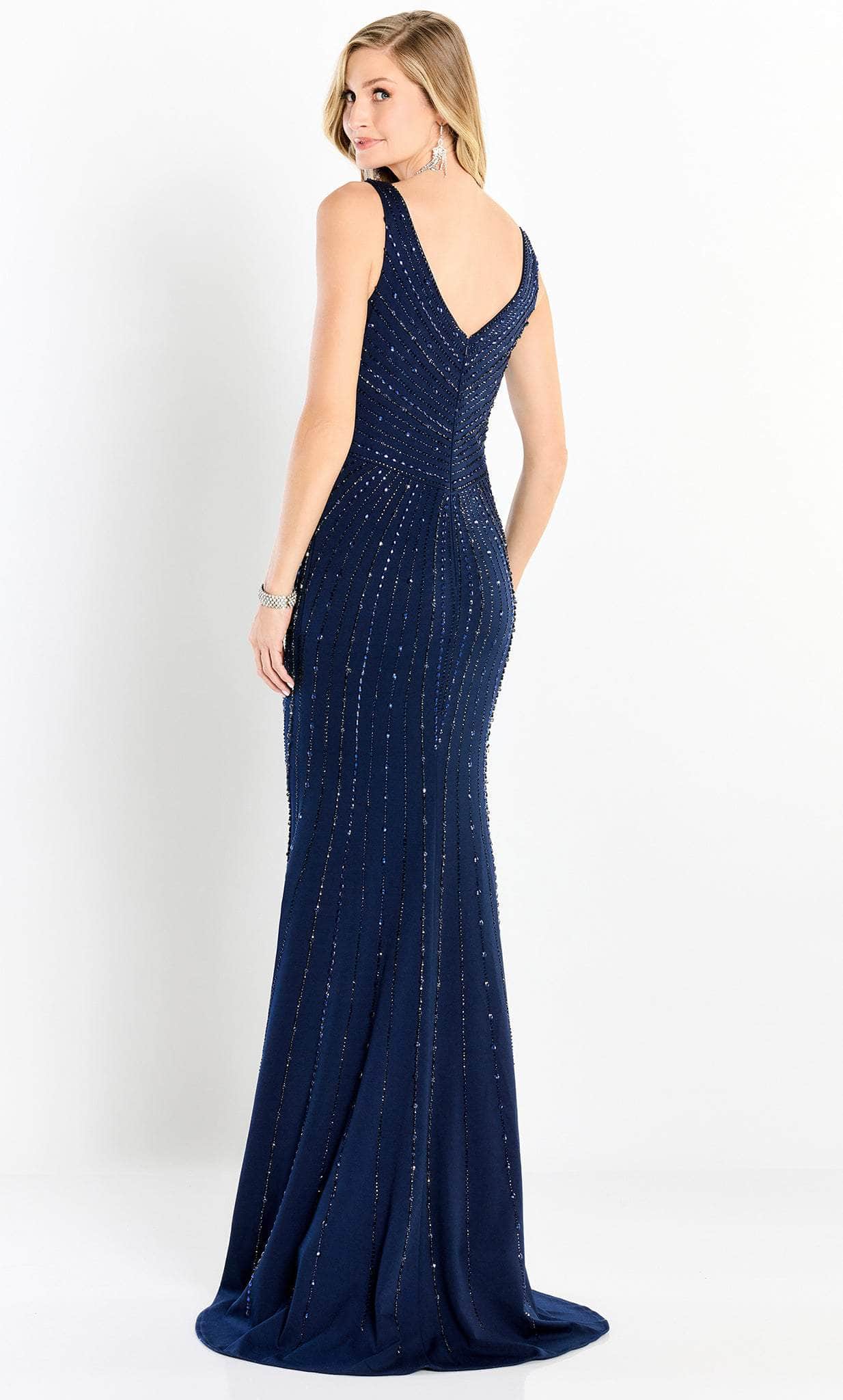 Seamless Beaded Long Beaded Dress