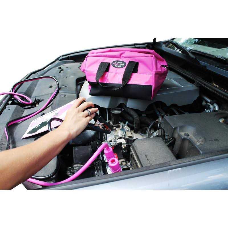 Gears Out Pretty Pink Roadside Kit Pink Emergency Kit for Teen Girls and Women