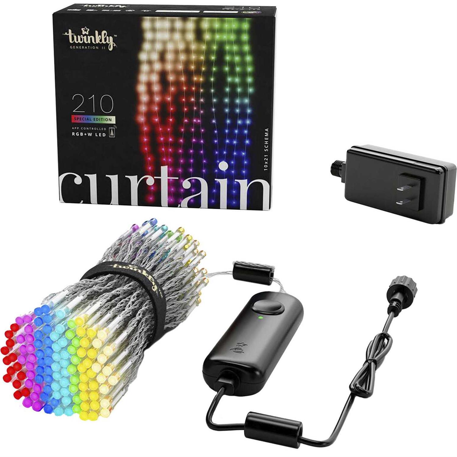 Twinkly Smart Light Curtain 210 RGB + LED Generation II