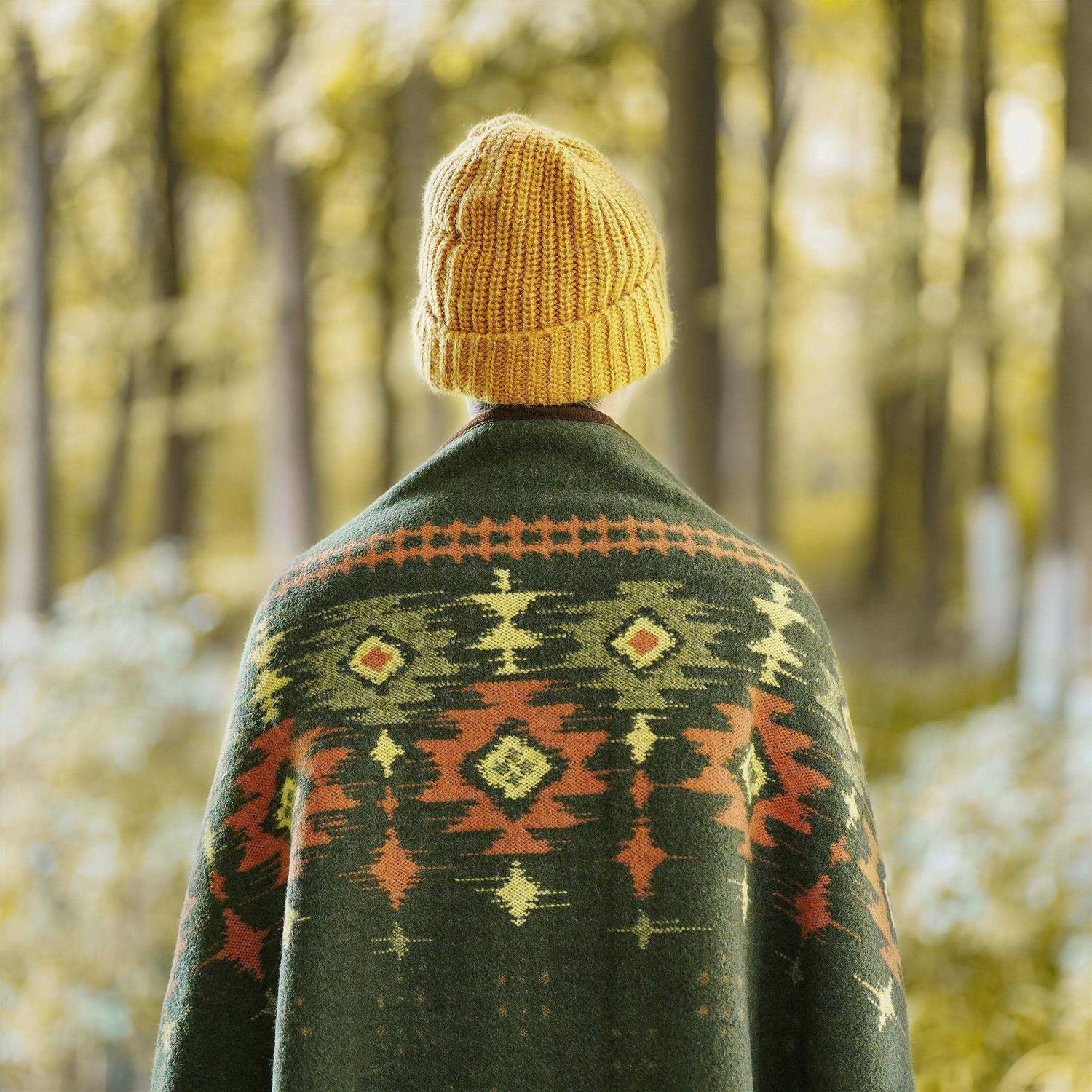 Acushla Merino Wool Camp Blanket Warm Thick Washable Large Throw