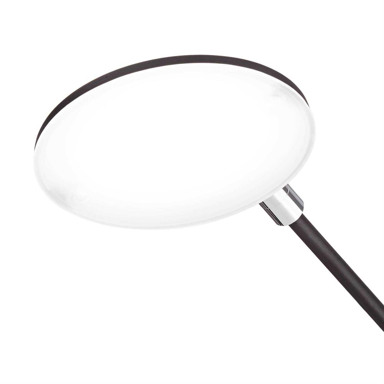 360 Lighting Modern Desk Table Lamp with USB Charging Port LED 20 High Satin Black Metal Adjustable Arm for Bedroom Office