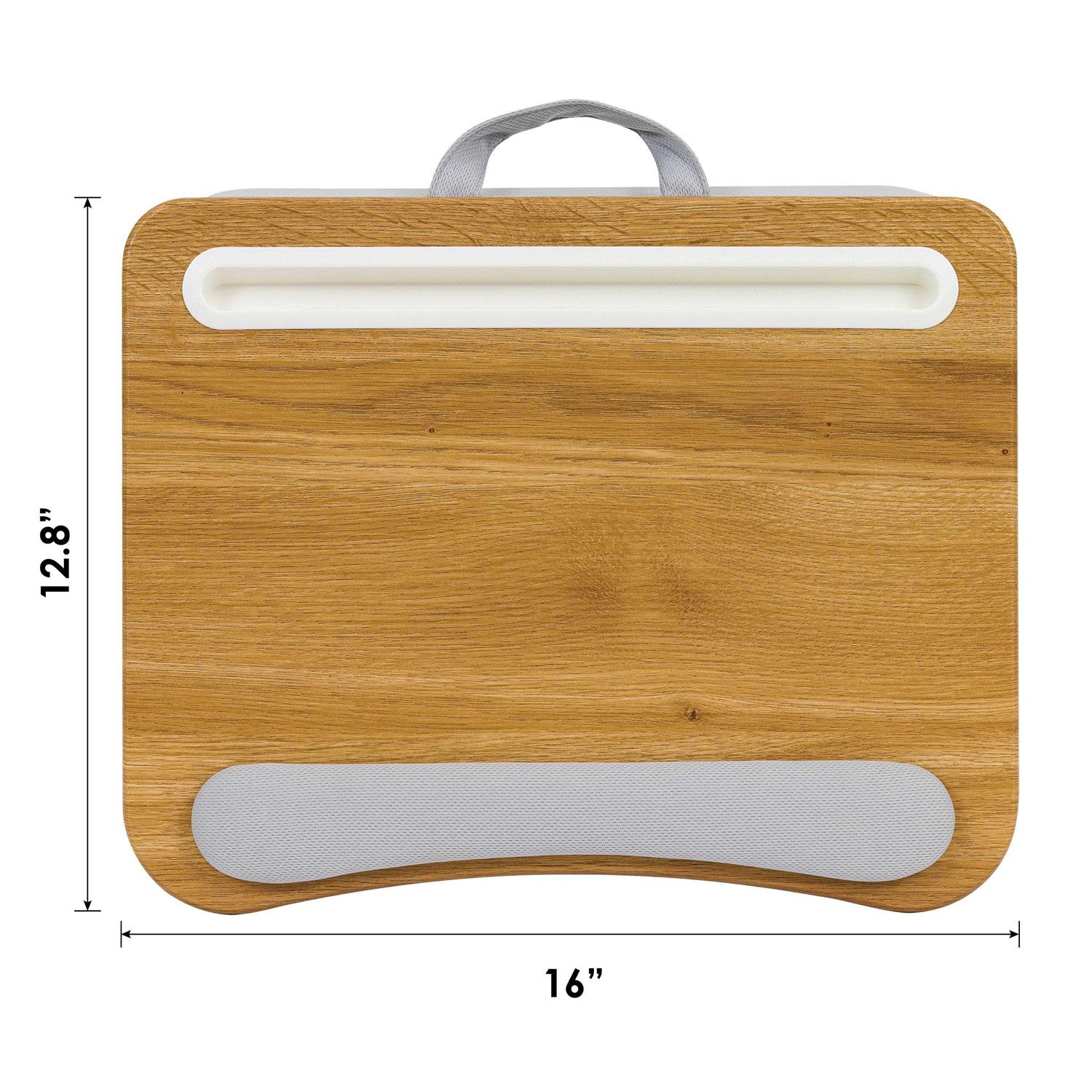 Lapgear Home Office Lap Desk with Mouse Pad and Phone Holder