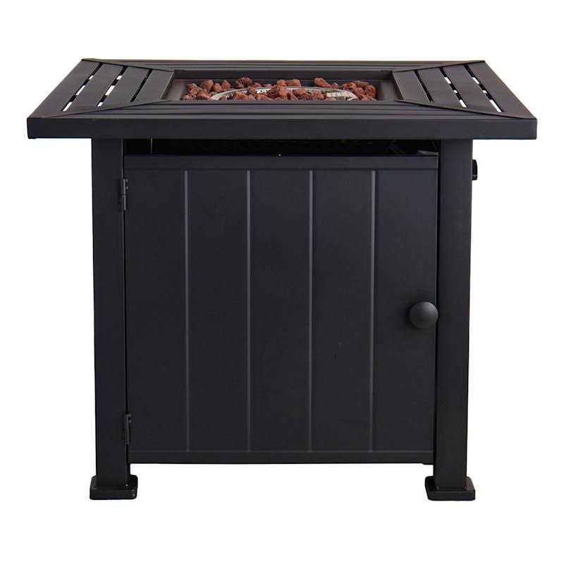 At Home Grammercy Gas Fire Pit Table Stainless Burner 50000 Btu