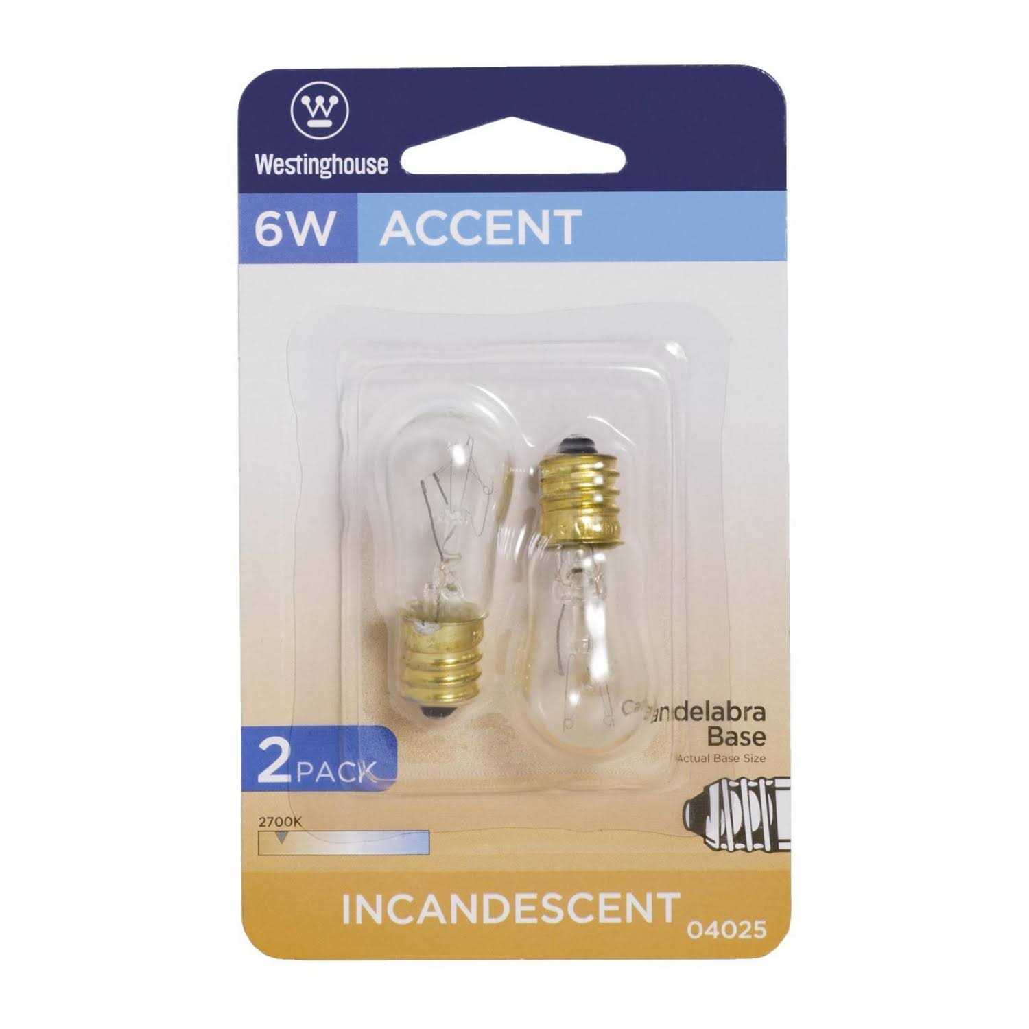Westinghouse 04025 S6 Incandescent Light Bulb