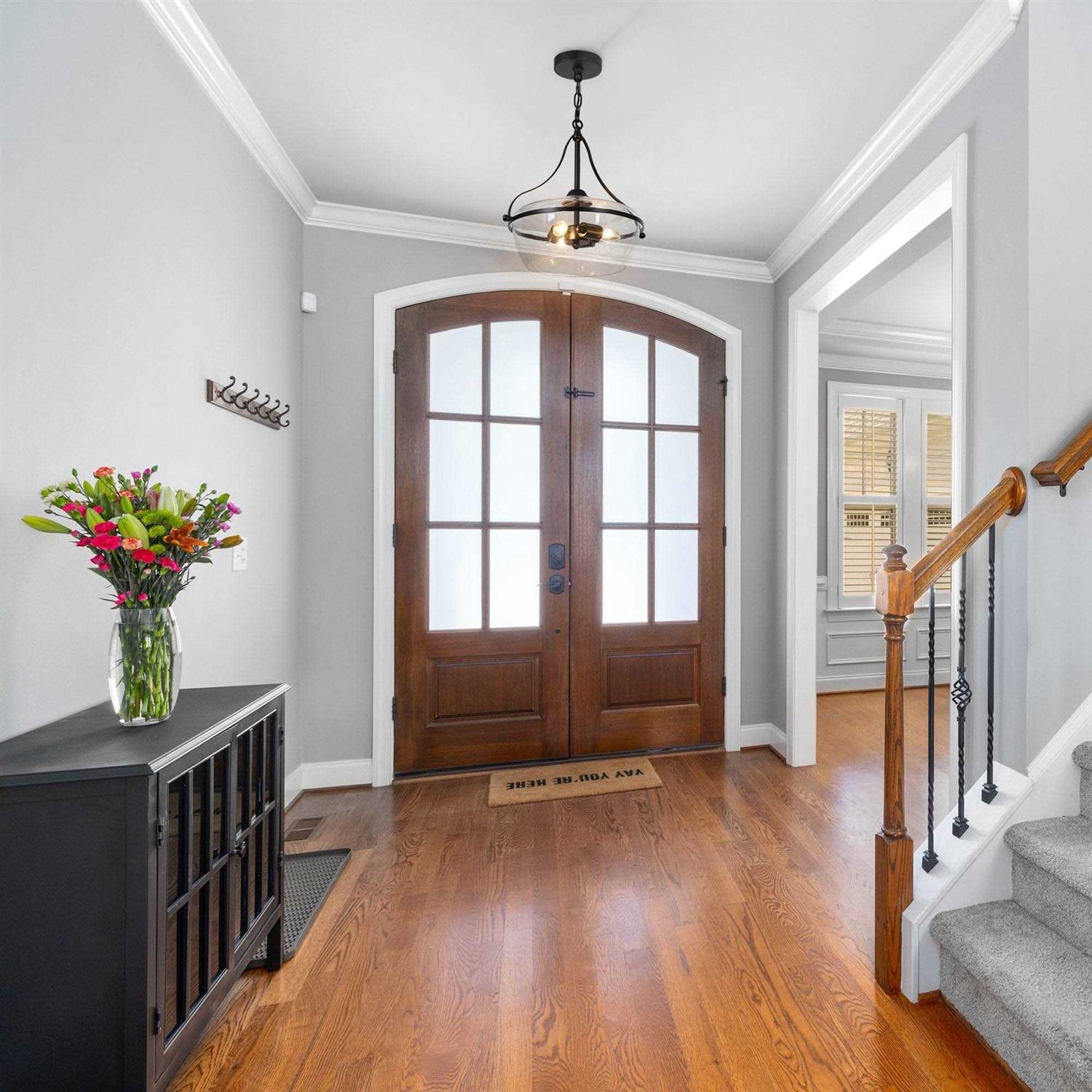 Zelena Modern Farmhouse 3-Light Black Chandelier Glass Pendant Dining Room