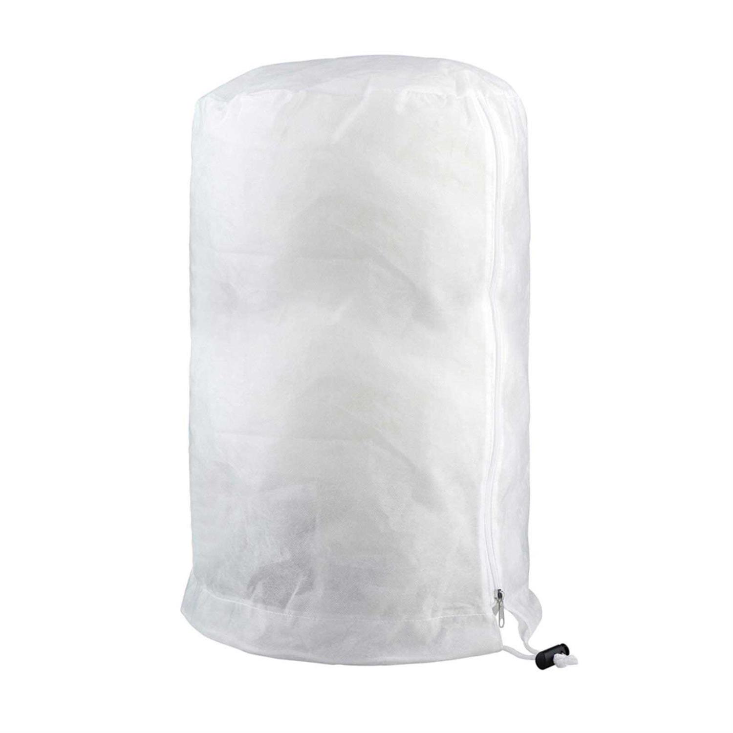 Takefuns Cylindrical Plant Freeze Protection Covers Shrub Frost Jacket Covers with Zipper,Gardening Protecting Bag,Tree Protector Wrap